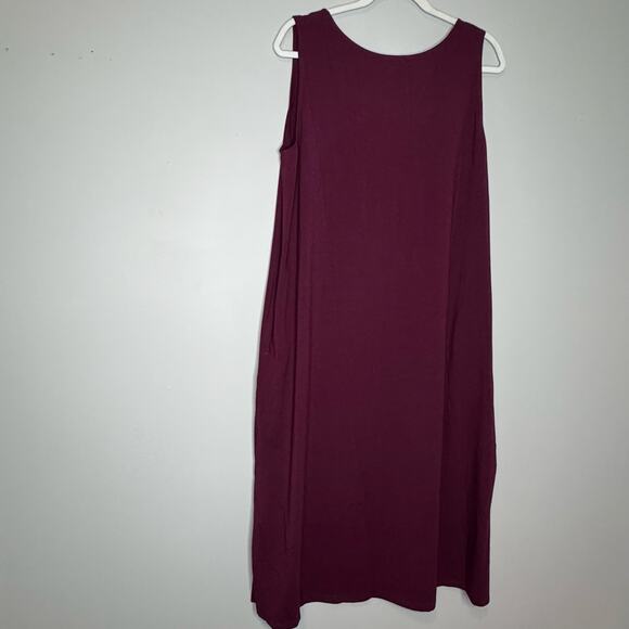GYS Sleeveless Pajama Dress Sleepwear with Pockets Grape Purple NWT Size Large - Picture 6 of 9